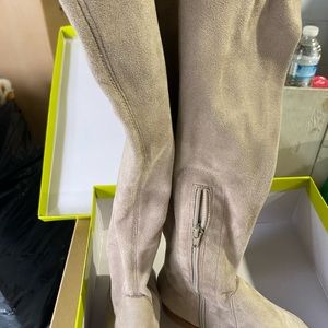 Woman’s suede boots